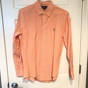 Polo by Ralph Lauren button down shirt orange